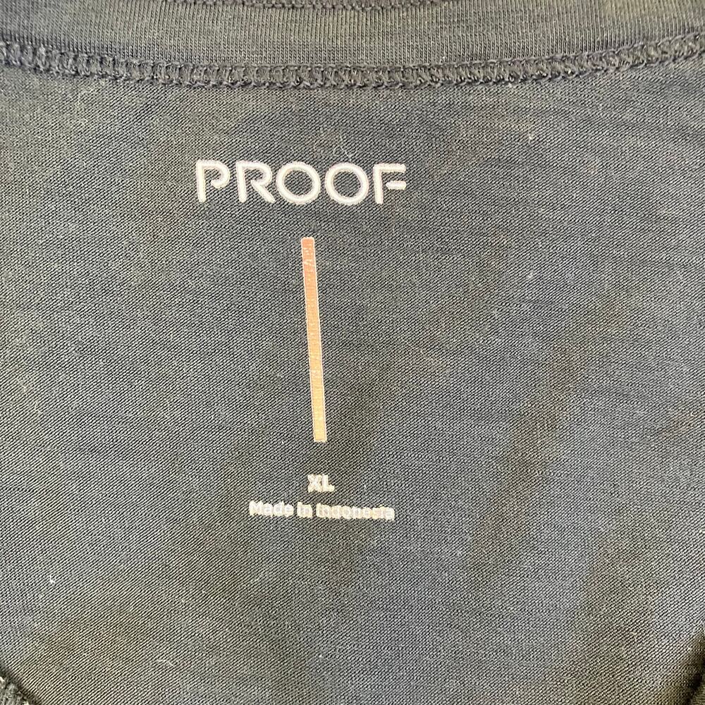 Proof by Huckberry Mens Sz XL 72 Hour Merino Wool Henley Black Base Layer Shirt - Picture 15 of 16